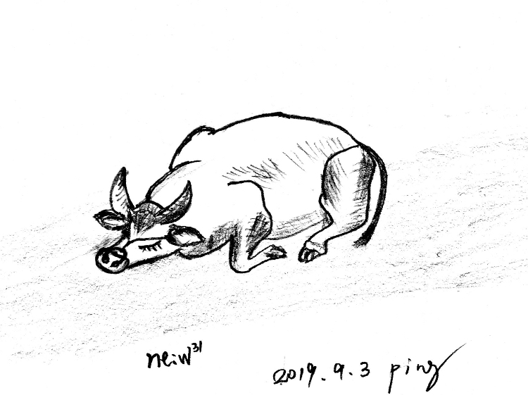 水牛の鼻輪の挿絵